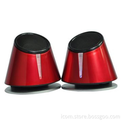 Double Vibrating Hi-Fi Speakers, 3W x 2 Output Power, USB